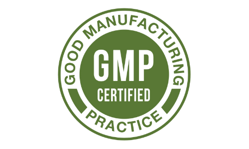 GMP certified logo for supplement quality